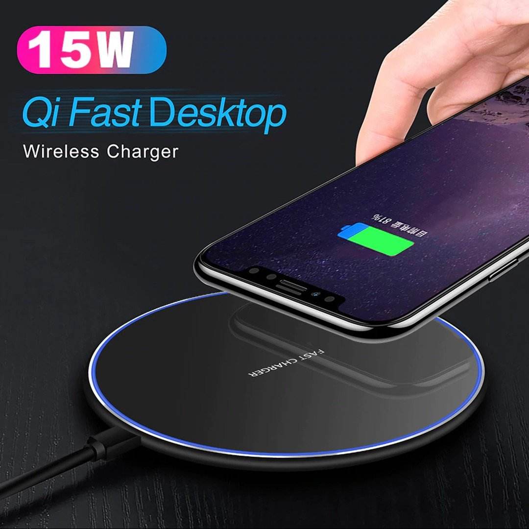 MC ® Sleek Design Qi Fast Wireless Charging Pad - Image 8