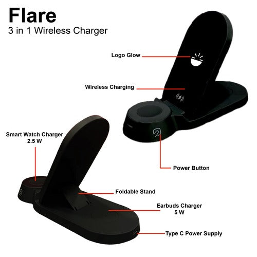 Flare Dock 3 in 1 Wireless charger - Image 2